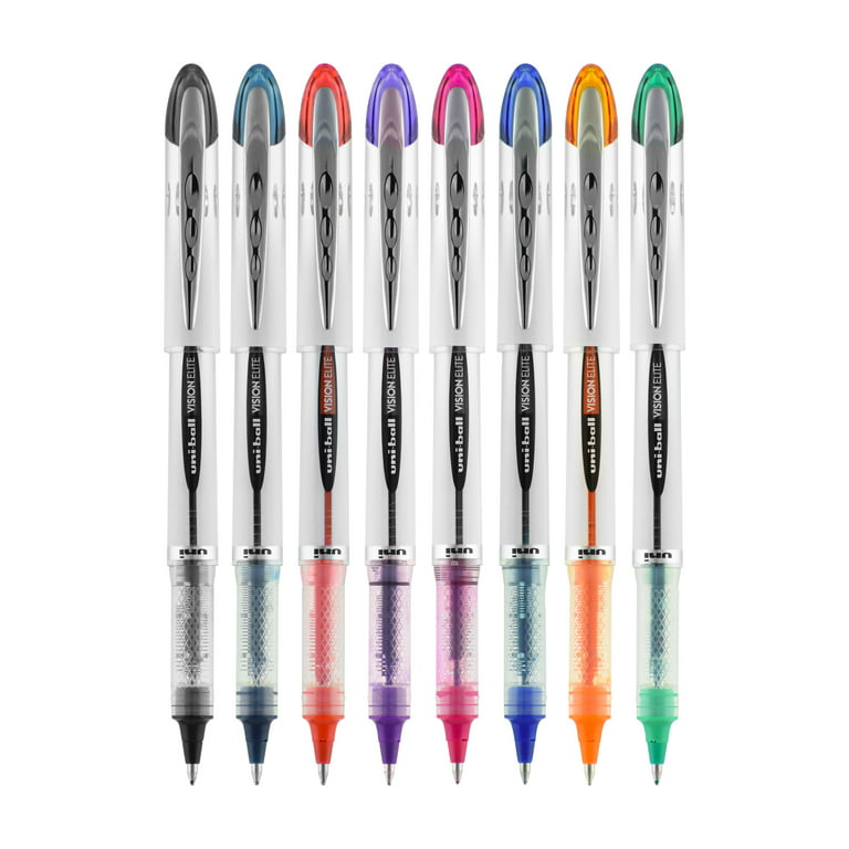EYEYE 8 Colored Disposable Fountain Pens 1 Count (Pack of 8), 8 Multiolors