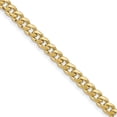 thumbnail image 3 of Diamond2Deal 10K Yellow Gold 4.25mm Solid Miami Cuban Chain Necklace for Men 20", 3 of 6