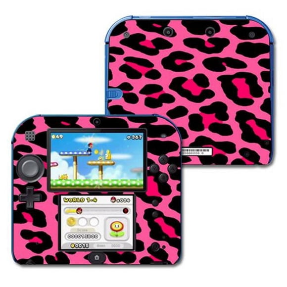 MightySkins NI2DS-Pink Leopard Skin Decal Wrap for Nintendo 2DS Sticker - Pink Leopard