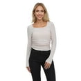 thumbnail image 5 of Women's Simple Basic Square Neck Knitted Top T-shirt Weardear, 5 of 7