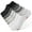 2black/2white/2Lightgrey/1dark grey, variant on 7 Pairs Ankle Athletic Running Socks Low Cut Sports Tab Socks for Women and Men