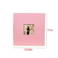 thumbnail image 3 of BAOPAI Large Self Adhesive Magnetic DIY Photo Album with 40 Blank Pages for 4x6 and 8x10 Pictures Creative Window Design, 3 of 6