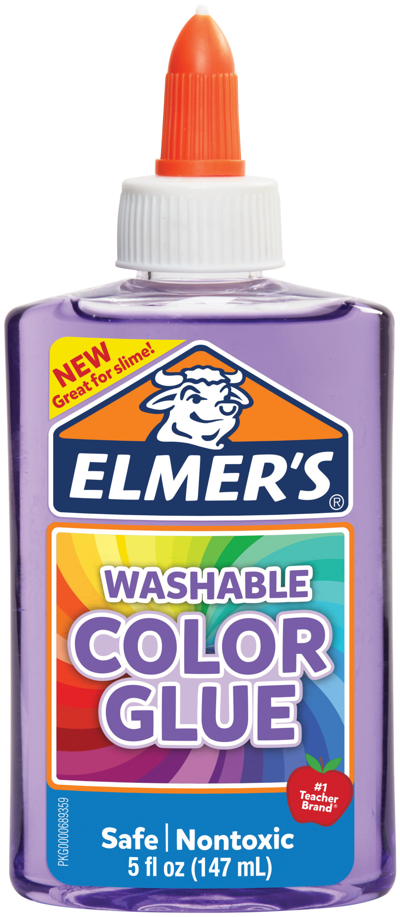 Elmers Transparent Colored Liquid Glue 5ozPurple