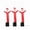 Red-37, variant on Qwtwty Christmas Inflatable Ornament Ring Toss Game, Inflatable Christmas Yard Decor Outdoor Indoor Party Game Toy for Family Holiday Lawn Porch Decoration