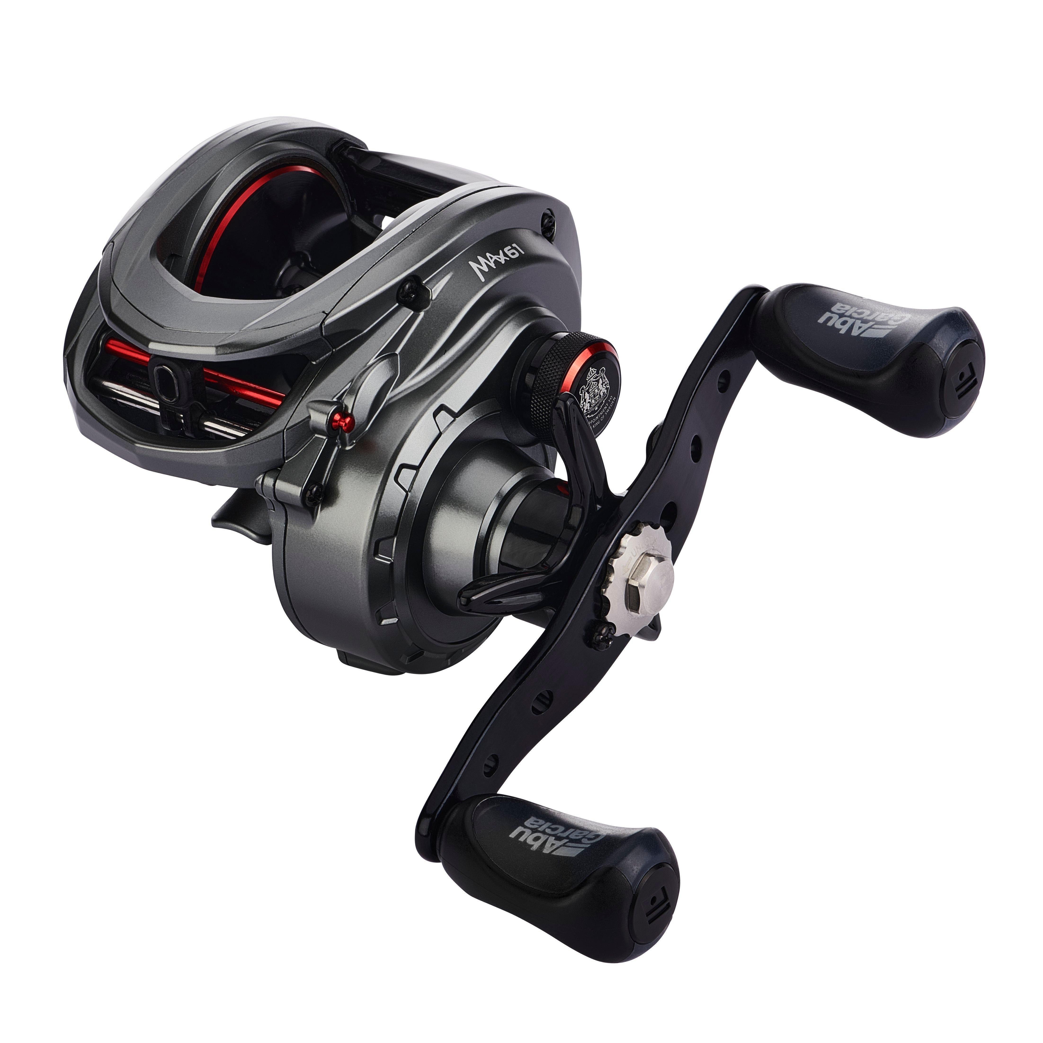 Abu Garcia Max 4 Low Profile Reel, 60LP Size Fishing Reel, Left Hand