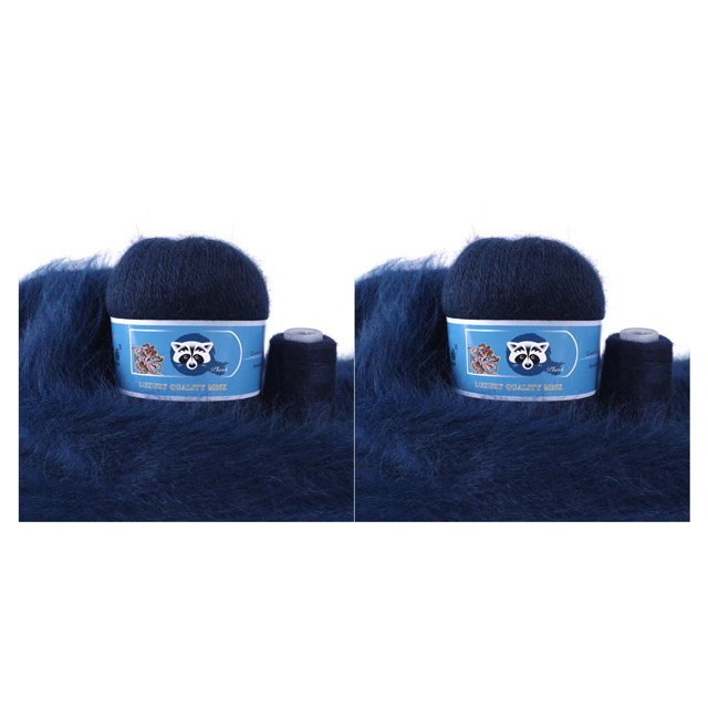 Ounissouiy Cálido hilo de felpa tejido a mano cárdigan bufanda sombrero gorra calcetines DIY lavable al agua accesorio de costura suministros de No.20 2Conjunto