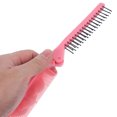 thumbnail image 4 of WHAMVOX 4 Pcs Brosse à Cheveux Portable Rose pour Usage Domestique pour Femmes, 4 of 5