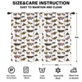 thumbnail image 2 of Butterfly Colorful Moth Pattern Insulated Teens Curtains Set Of 2, Bedroom Essentials, Toddler Room Decor 52"x84", 2 of 5