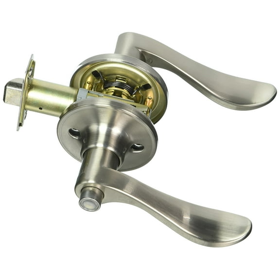 J Series Seville Privacy Door Lever Finish: Satin Nickel