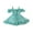 Sky Blue, variant on Xingqing 8 Colors Summer Princess Kids Girls Dress Flowers Printed Short Sleeve Off Shoulder Ruffles A-Line Chiffon Dress