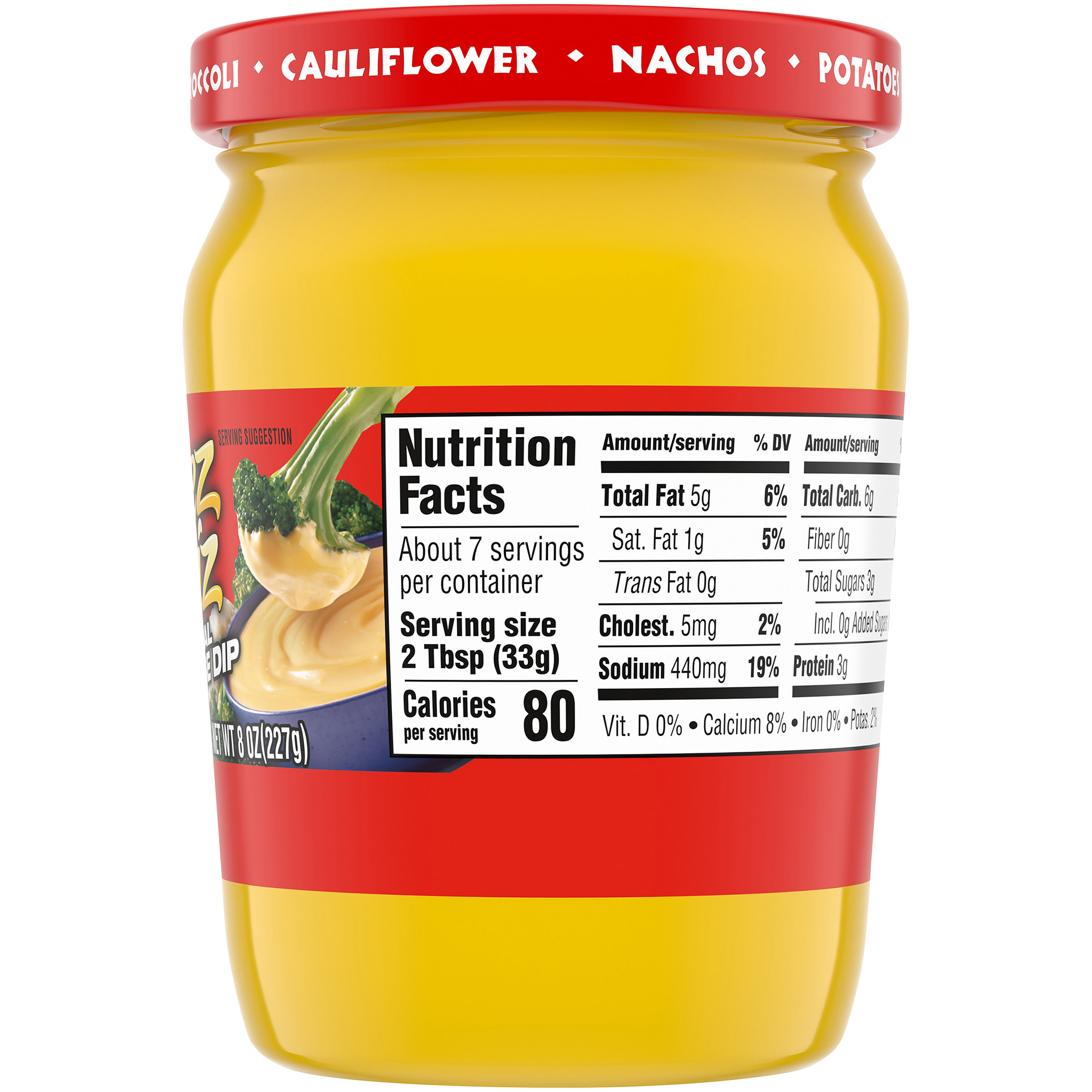 4 Pack Kraft Cheez Whiz Original Cheese Dip 8 Oz Jar Walmart Com