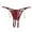 Wine, variant on Panties for Women,Japanese Sheer Lace Low Waist Underwear For Women Elegant Pearl T Back Design Apparel,Womens Underwear,,One Size