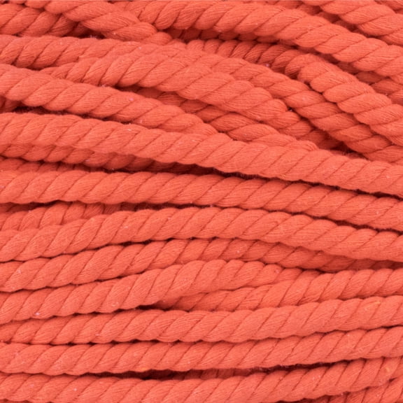 Super Soft 3 Strand Twisted Cotton Rope - Multiple Colors to Choose from in Various Diameters and Lengths