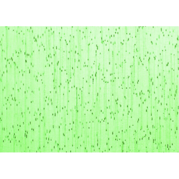 Ahgly Company Indoor Rectangle Solid Green Modern Area Rugs, 8' x 10'