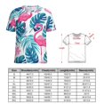 thumbnail image 2 of Flamingo Pattern T Shirts Basic T-Shirt Short Sleeve Ladies Tee Shirt Summer Graphic Clothing, 2 of 6