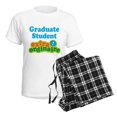 thumbnail image 4 of CafePress - Graduate Student Extraordinaire Women's Light Paja - Women's Short Sleeve Print T-Shirt and Pants Light Cotton Pajama Set, 4 of 7