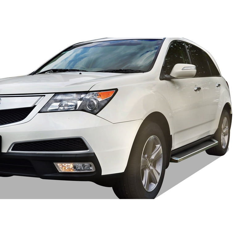 APS 6" Black Running Boards For Honda Pilot & Acura MDX (2009-2015) | Easy Bolt-On Installation, No Drilling