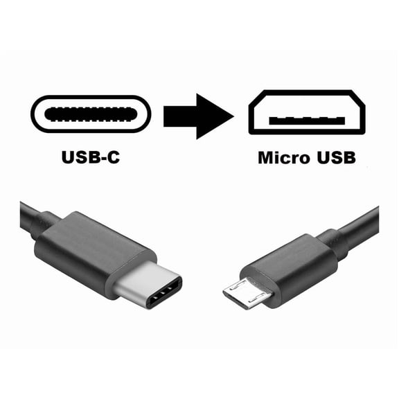 4XEM 4XUSBCMICROB3 3 ft. USB-C to Micro USB 2.0 Cable