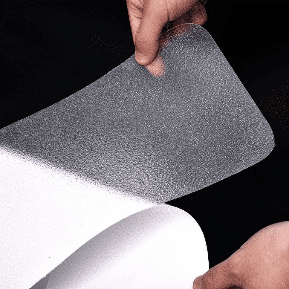 Anti Slip Tape for Staircase & Floor Step Treads, Grip Tape 15 Pre-cut strips 6"x32" and Roller - Angelie Taylor
