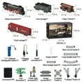 thumbnail image 5 of Losbenco Train Set for Kids, Electric Train Track Toy with Smoke, Light and Sound, Steam Locomotive Engine Train Toy for 3 4 5 6 7+ Years Old Boys Gifts, 5 of 7