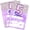 5th purple, variant on 9Th Birthday Invitation Cards, Holographic Balloons Double-Sided Fill In Style Birthday Invites With Envelopes, Glitter Purple 9 Years Old Invitations For Girls, Teen, Party Favor & Supplies - A16
