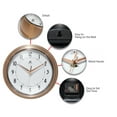 thumbnail image 7 of Infinity Instruments Retro Round Copper Wall Clock, 7 of 7