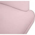 thumbnail image 6 of Meridian Furniture Rays Pink Velvet Upholstered Accent Chair, 6 of 8