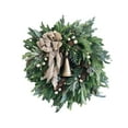 thumbnail image 2 of Artificial Flower Wreath, Christmas Garland, Wall Hanging Winter Wreath Autumn Colco Corona de invierno, 2 of 8