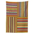 thumbnail image 3 of Ambesonne African Tablecloth Rectangular Table Cover, Art Borders, 52"x70", Multicolor, 3 of 4