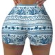 thumbnail image 2 of Balery Sea Underwater Jellyfish Pantalones cortos de entrenamiento estampados para mujer, sin costuras, ajustados, para gimnasio, yoga, correr, deportes, ejercicio activo, fitness.-XX-Large, 2 of 8