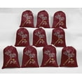 thumbnail image 5 of Darling Souvenir Brown Text,Branches & Bird Christmas Party Supplies Favor Bags&nbsp;Jewelry&nbsp;Pouches 15 Pieces, 5 of 5