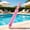 Pink, variant on Water Spray Toy with Pull Out Water Squirter, High Pressure Soaker and Firework Spray Effect, Outdoor Party Water Game for Pool Beach Garden and Family Gathering