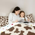 thumbnail image 5 of Homewish Cow Print Girl Boy Bedding Comforter Set 2pcs,Farmhouse Animal Twin Comforter Sets Microfiber,Abstract Geometric Breathable Bedding Set,Super Cozy Room Decor,Reversible, 5 of 8