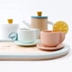 thumbnail image 4 of PairPear Wooden Tea Set for Little Girls, Wooden Toys Toddler Tea Set Play Kitchen Accessories for Kids Tea Party with Play Food., 4 of 5