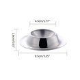 thumbnail image 3 of Luckyn Egg Cup Egg Tray, Dinner Shatterproof Egg Holder Reusable Egg Cups, Stackable Egg Stand, Stainless Steel Soft Boiled Egg Cups Holder Stand Egg Tools (4 Pcs), 3 of 9