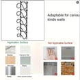 thumbnail image 2 of Bxaolu Bathroom Rolled Towel Rack: 5-Tier Wall Mounted Towel Storage Holder, Hanging Organizer for Towels, Blankets, Large Bath Sheets, Space Saving in RV, Closet, Toilet, Cabinet, Black Metal, 2 of 9
