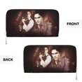 thumbnail image 3 of Ian Somerhalder Vampire Diaries Hand Wallet Card Bag Long Leather Wallet Handbag Clutch Purse Storage Bag Zip Organizer With Card Slots, 3 of 8