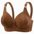 thumbnail image 4 of ALLLIST Brown Bras for Women Wireless Solid Bralette Soft T Shirt Bras for Ladies Size S-XL, 4 of 4