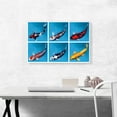 thumbnail image 2 of ARTCANVAS Koi Fish Kawarigo Goshiki Showa Syusui Hikarimuji Kujyaku Canvas Art Print - Size: 26" x 18" (1.50" Deep), 2 of 9
