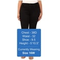 thumbnail image 4 of Women's 311 Mid Rise Shaping Skinny Jeans, 24-26W Color: Black Worn In Size: 24, 4 of 4