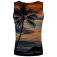 thumbnail image 4 of outfmvch tank top for men spring summer casual beach printed sleeveless tank womens tops grey, 4 of 5