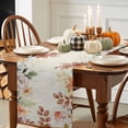 thumbnail image 3 of Thanksgiving Table Runner, Autumn Thanksgiving Kitchen Dining Table Decoration for Home Party Decor 13x120 Inches, 3 of 9