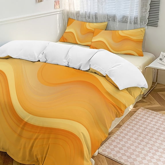 Marble Blue Greene Purple And Gold Stripes 3D Duvet Cover Set Quilt Cover Theme of Kid Boy Girl for Bedroom Decoration