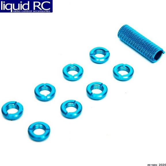 Spektrum Spektrum Radio Blue Switch Nuts 8 & Wrench SPMA1300 Miscellaneous Radio Accessories