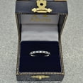 thumbnail image 5 of 1.04ct Blue Sapphire and Diamond Channel Set Eternity Band 14k Gold Ring, 5 of 5