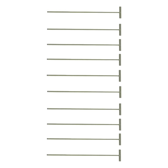 Barras de alambre para puerta de entrada de palomas Sunnimix 10 piezas hierro 4x25,5 cm