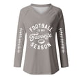 thumbnail image 4 of HongQid Womens Long Sleeve T-Shirts Casual V Neck Loose Fit Shirts Fall Lightweight Graphic Basic Tees, 4 of 4