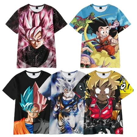 

Dragon Ball Big Men s Casual Graphic Tee Shirts Oversized Shirts Size 70-8XL