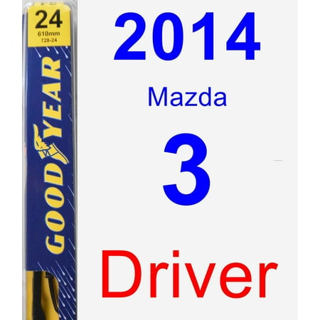 2014 Mazda 3 Driver Wiper Blade - Premium