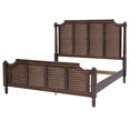 thumbnail image 4 of Sunset Trading Shutter Bahama Wood King Bed in Tropical Walnut, 4 of 9